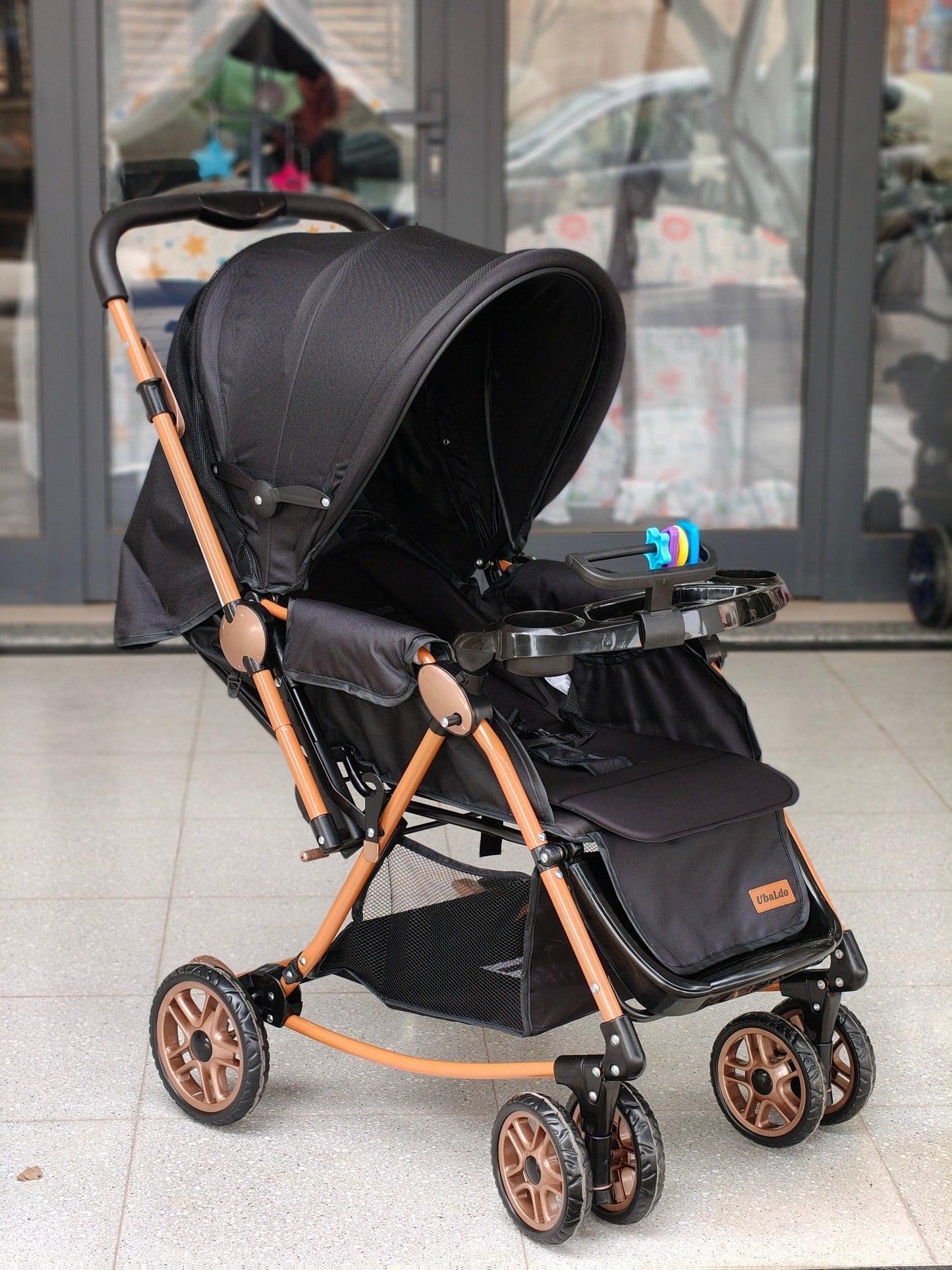 poussette 3 en 1 reversible balançoire Ubaldoo 21800da
